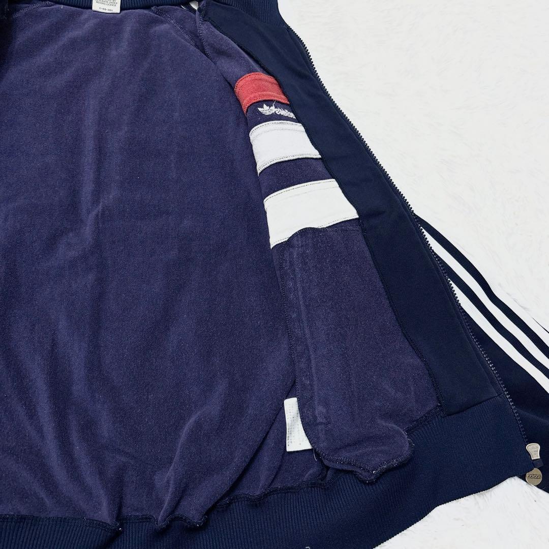 あのちゃん着用 adidas デサント製 ジャージ 70s 西ドイツ L 紺美品