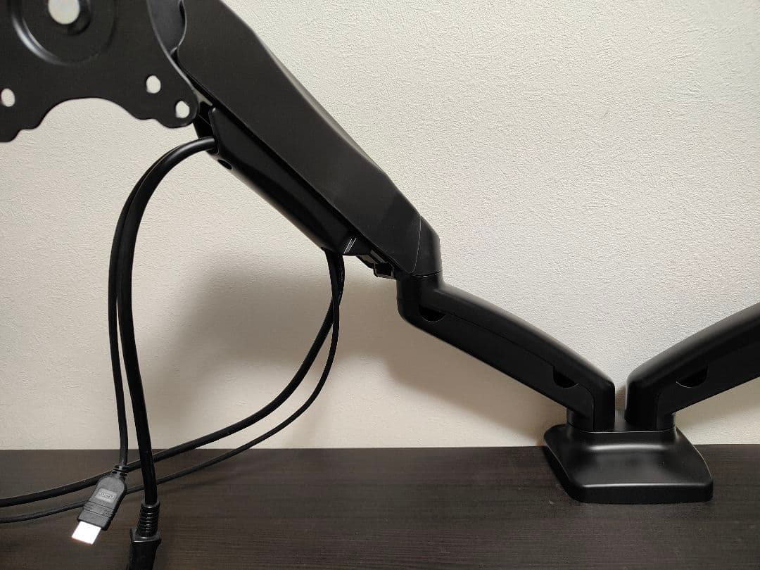 24インチ フルHDモニター2枚 & モニターアーム