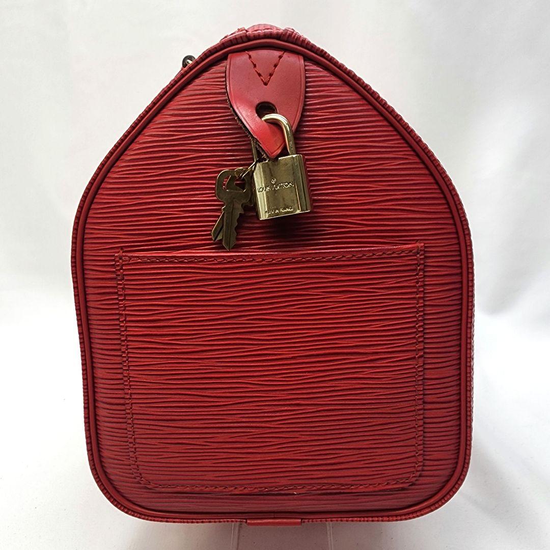 【美品】Louis Vuitton ルイヴィトン エピ スピーディー25 レッド