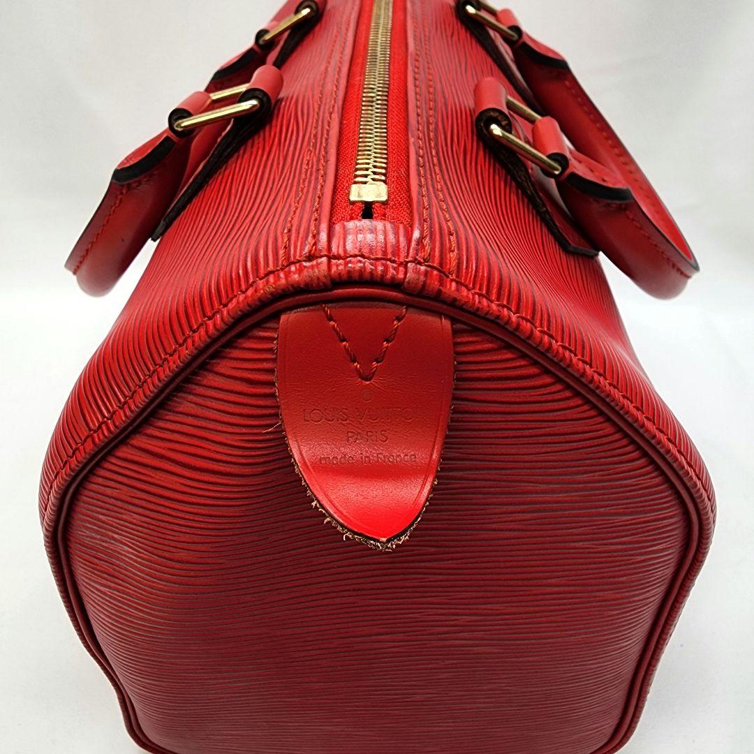 【美品】Louis Vuitton ルイヴィトン エピ スピーディー25 レッド