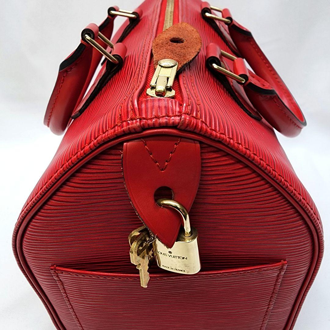 【美品】Louis Vuitton ルイヴィトン エピ スピーディー25 レッド
