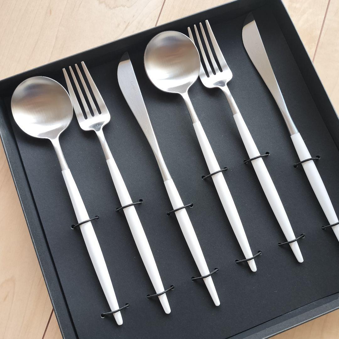 Cutipol カトラリー6点セット ホワイト