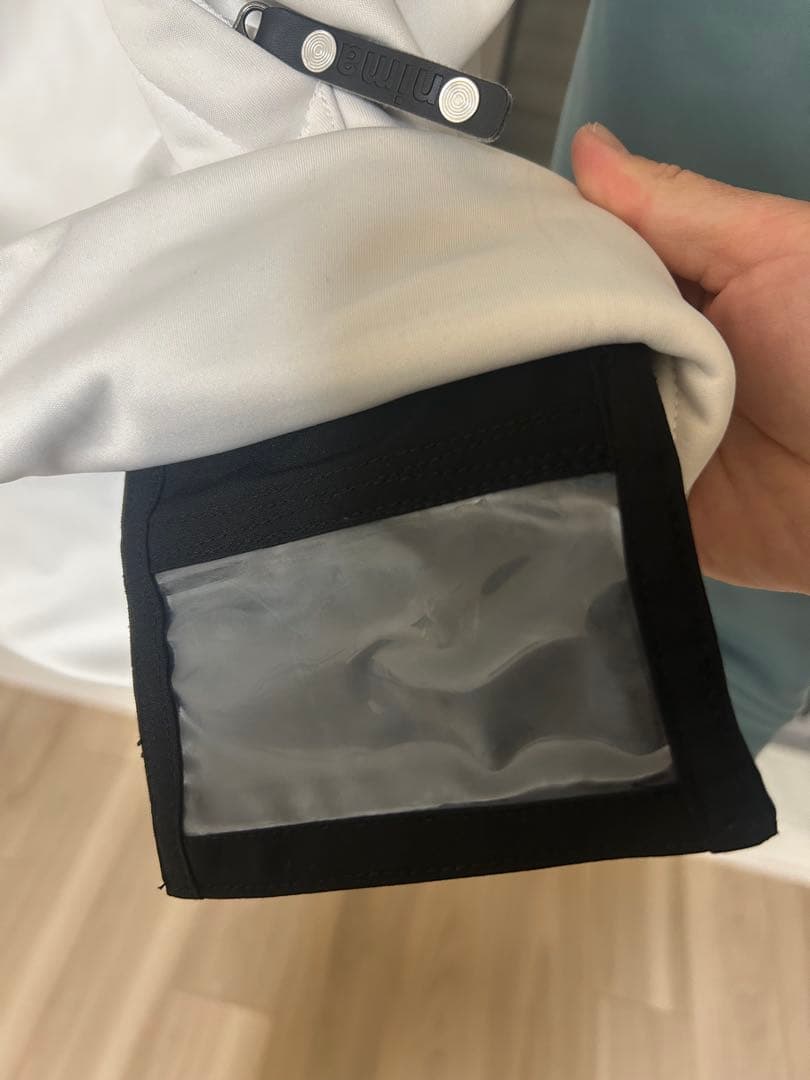 nima スノーボードウェア 水色/白