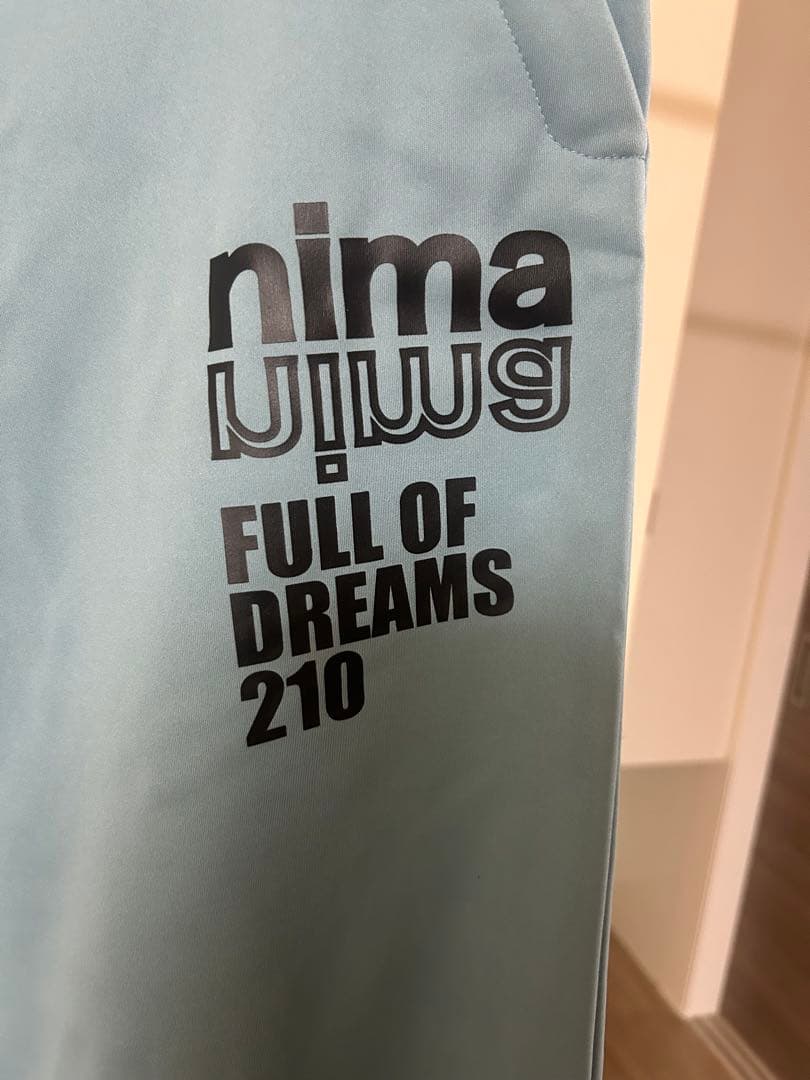 nima スノーボードウェア 水色/白