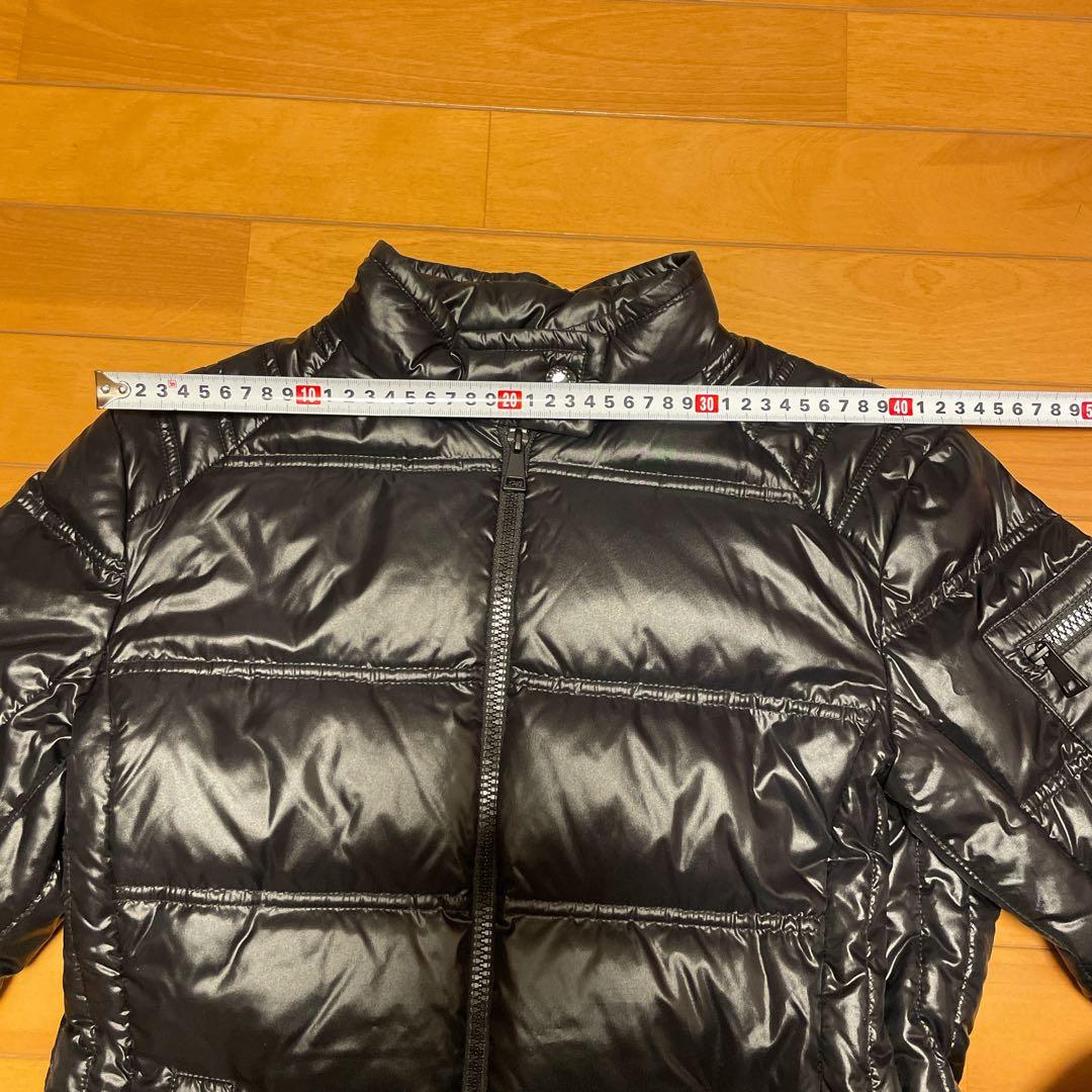 モンクレール 2022年製 SANGATTE バイカー風 ダウン 黒 3 美品