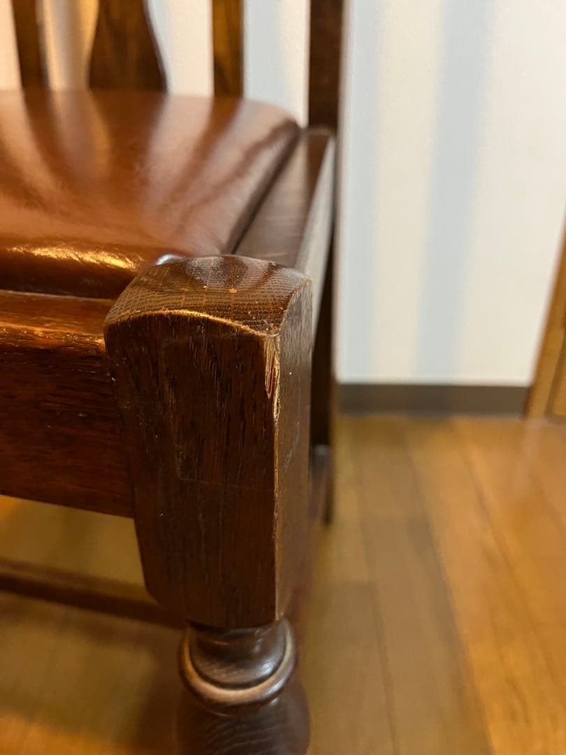 英国 アンティーク レプリカ ダイニング チェア ② 椅子 イギリス 木製