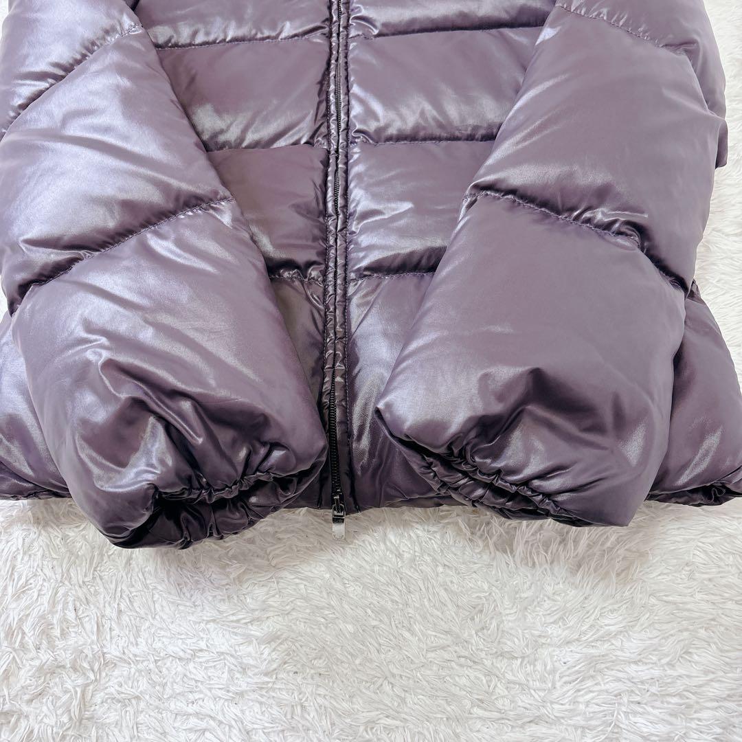 美品 y2k DUVETICA ダウンジャケット　リアルファー着脱可　L 紫