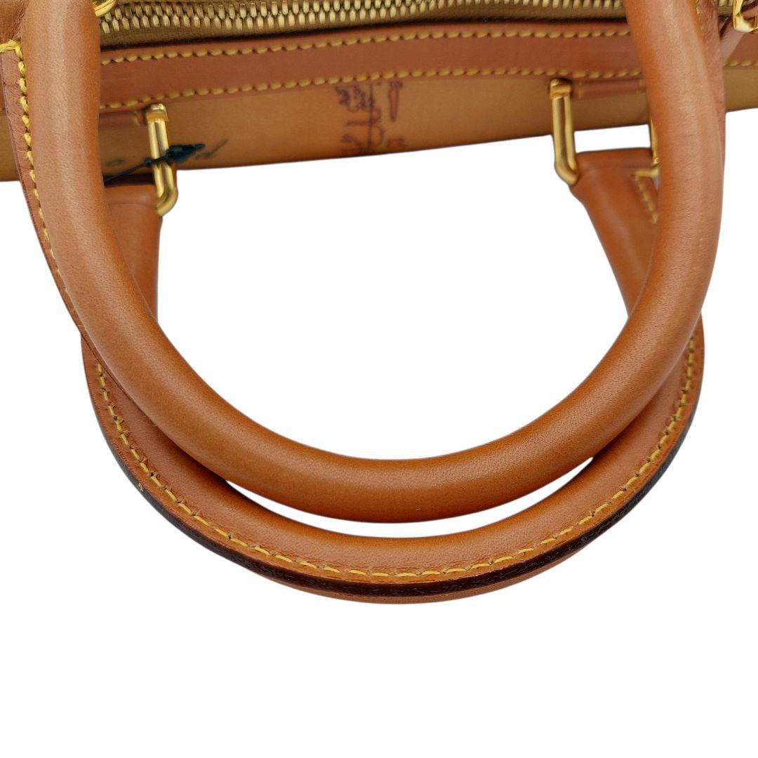 【極美品】プリマクラッセ　ボストンバッグ　地図柄 レザー 2way ショルダー