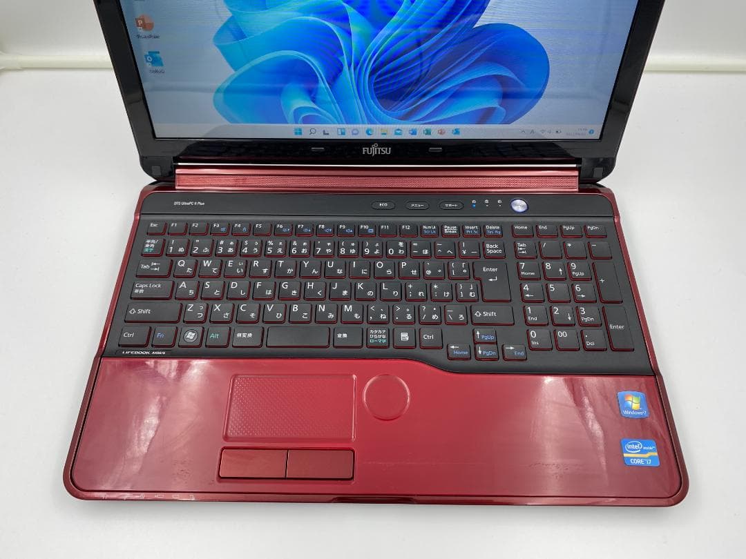 ノートパソコン core i7 windows11オフィス付き AH56/GR