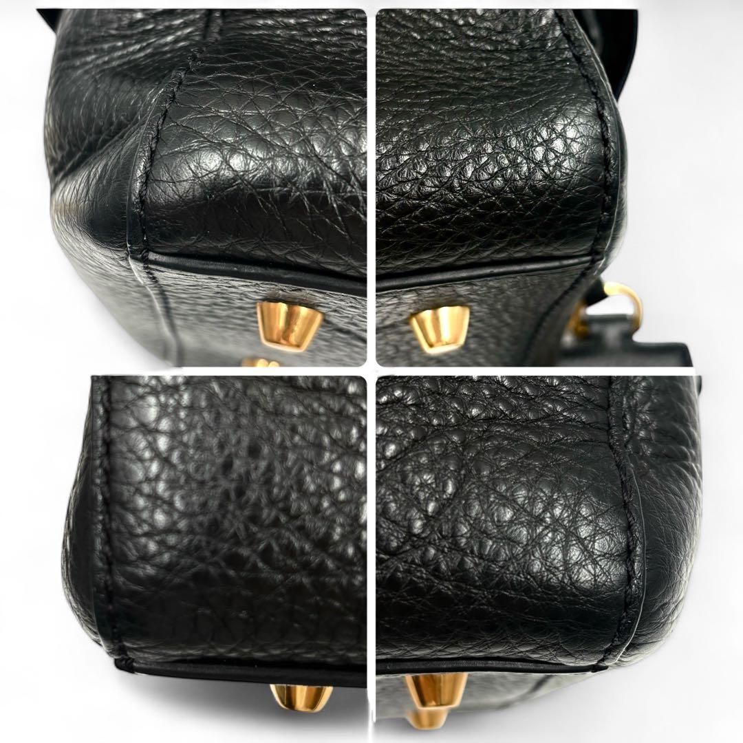 【極美品】 マークジェイコブス ボストンバッグ 2way ブラック レザー 現行