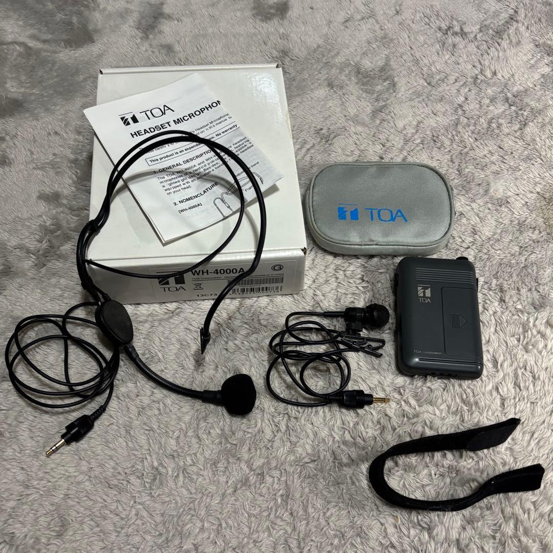 TOAワイヤレスアンプWA-1802C (ヘッドマイク付き)