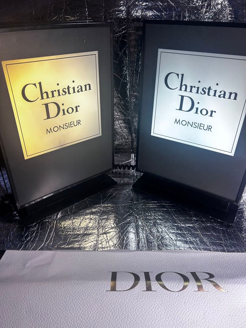 s*0様 ⭐️幻⭐️非売品⭐️クリスチャンディオールDIOR看板ライト　ネオンヴ