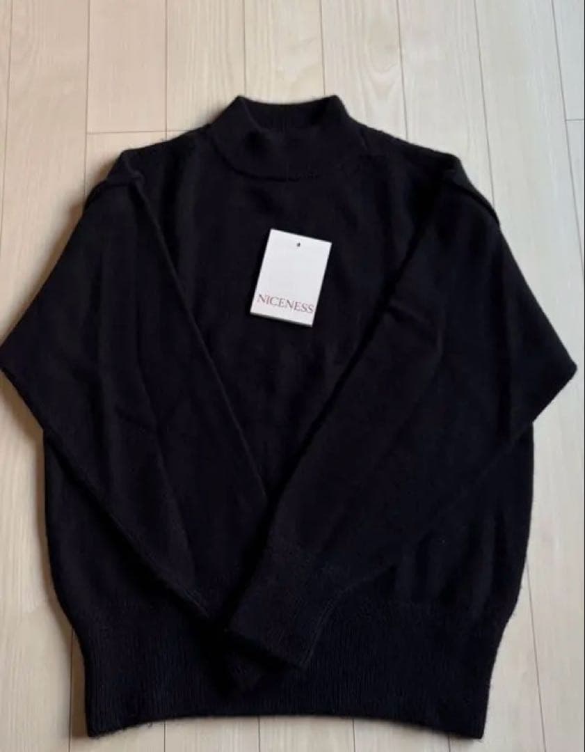 NICENESS  ALPACA モックネックセーター　ナイスネス