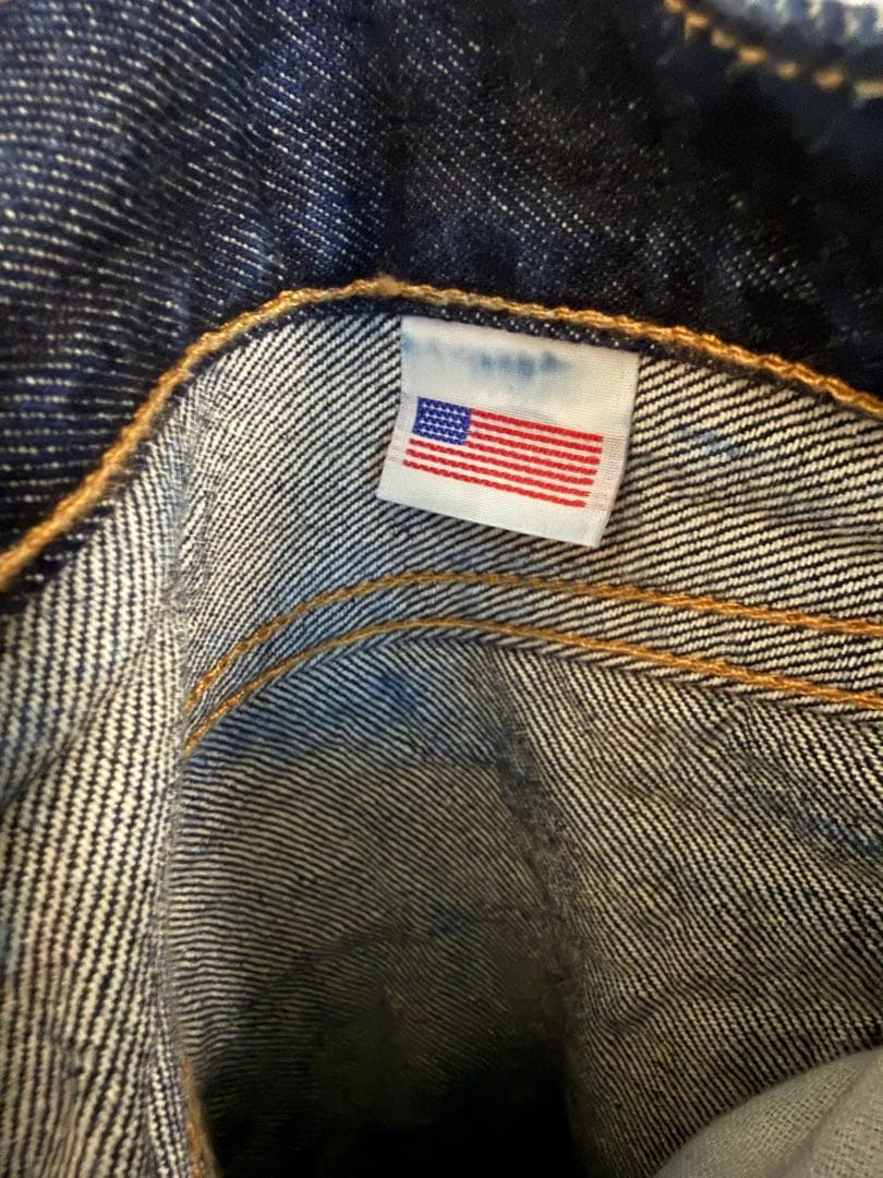 米国製リーバイス501ビッグE赤耳セルビッヂジーンズ