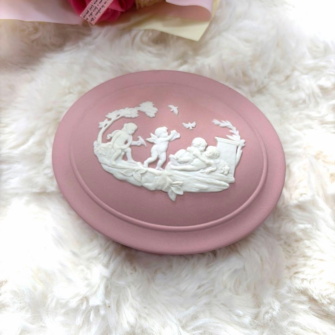 希少 新品未使用  ジャスパー ピンク 小物入れ