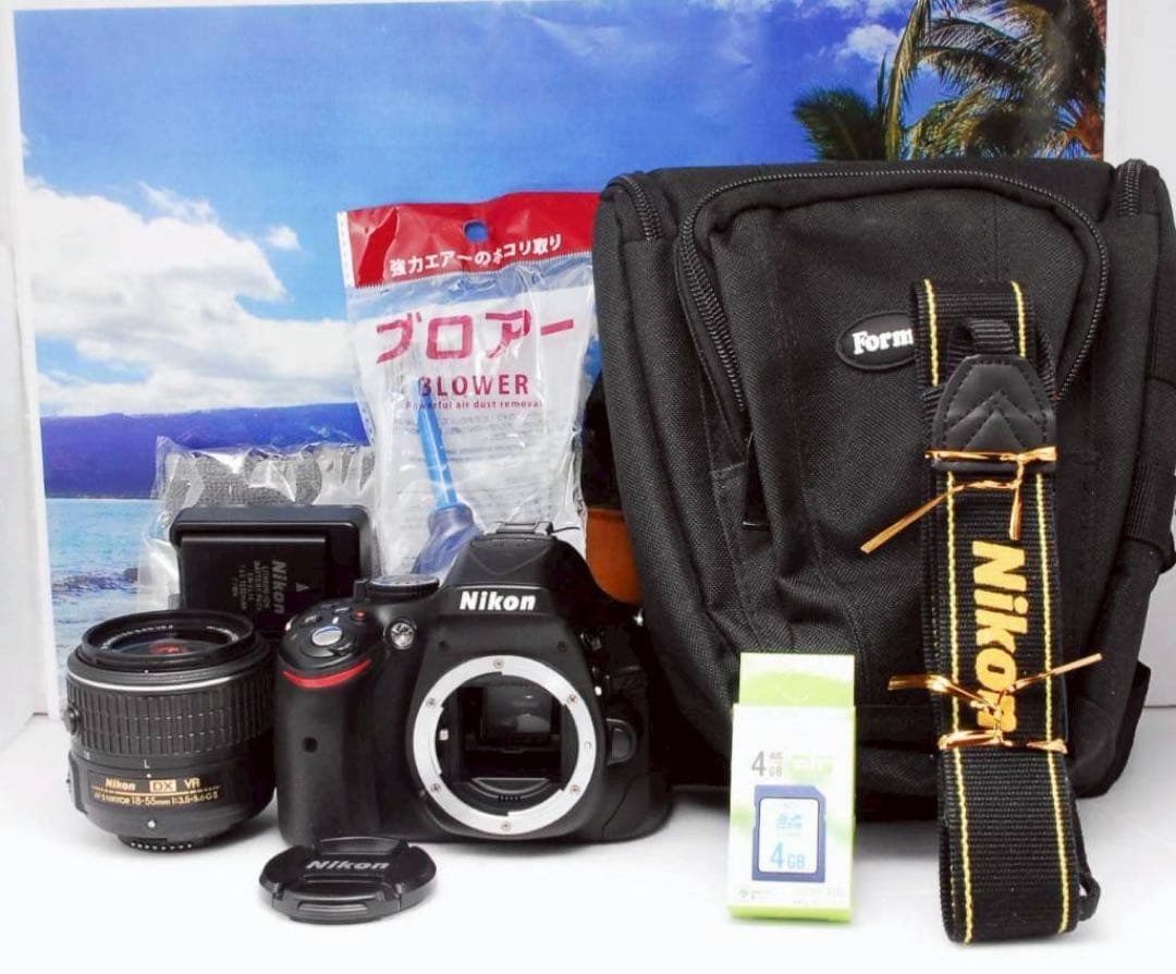 新品級✨Nikon D5200 画面回転 初心者にも◎ 一眼レフ スマホ転送OK