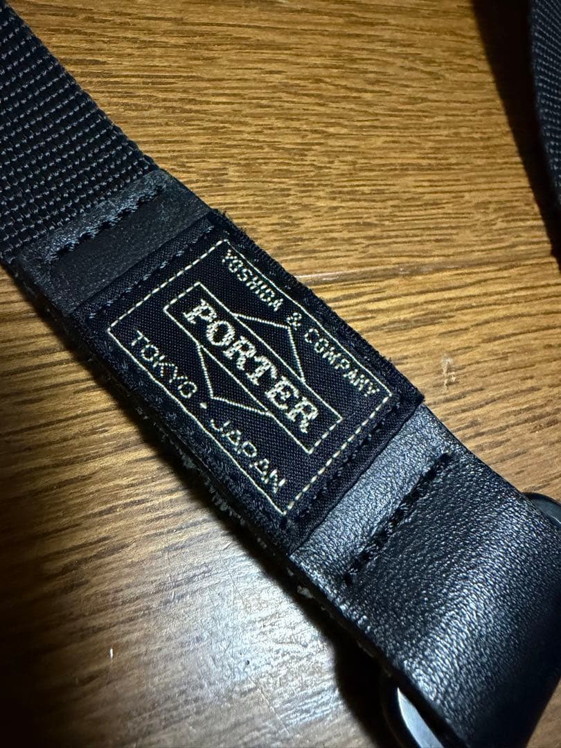 Nハリウッド × ポーター ベルト ブラック ダブルリング