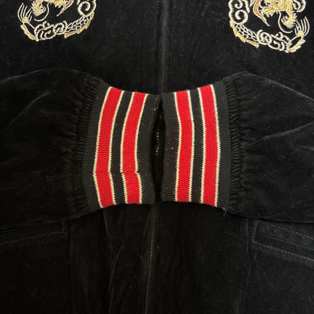 ⭐︎超美品⭐︎Lucky 7 スカジャン 日本の女性とドラゴン刺繍