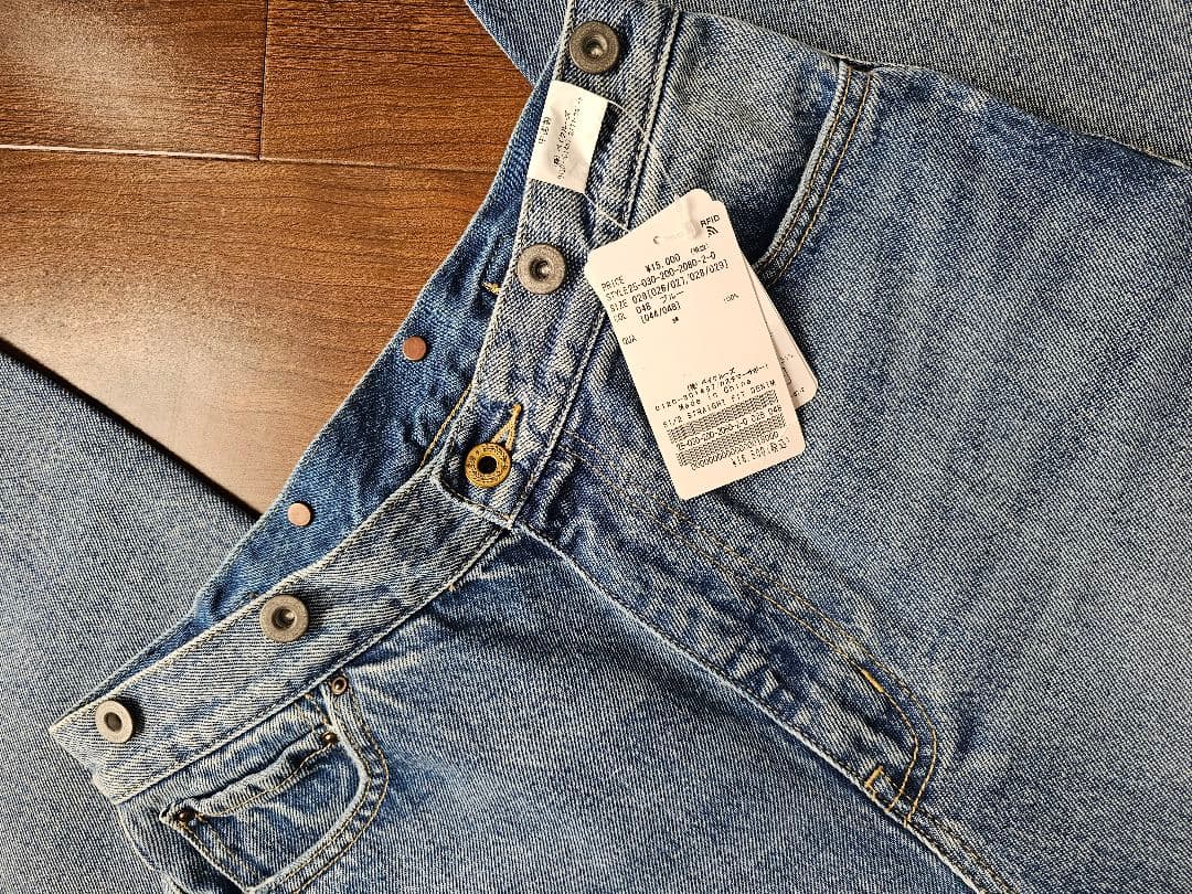 Spick＆Span♡5 2/1 STRAIGHT ᖴIT DENIM ブルー