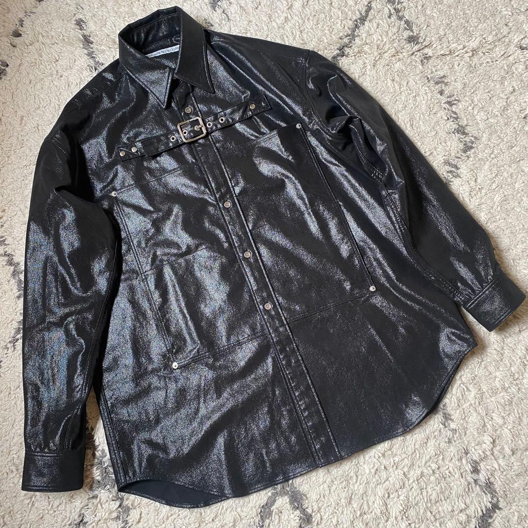 極美品♡ジョンローレンスサリバン FRONT SIDE BELTED SHIRT