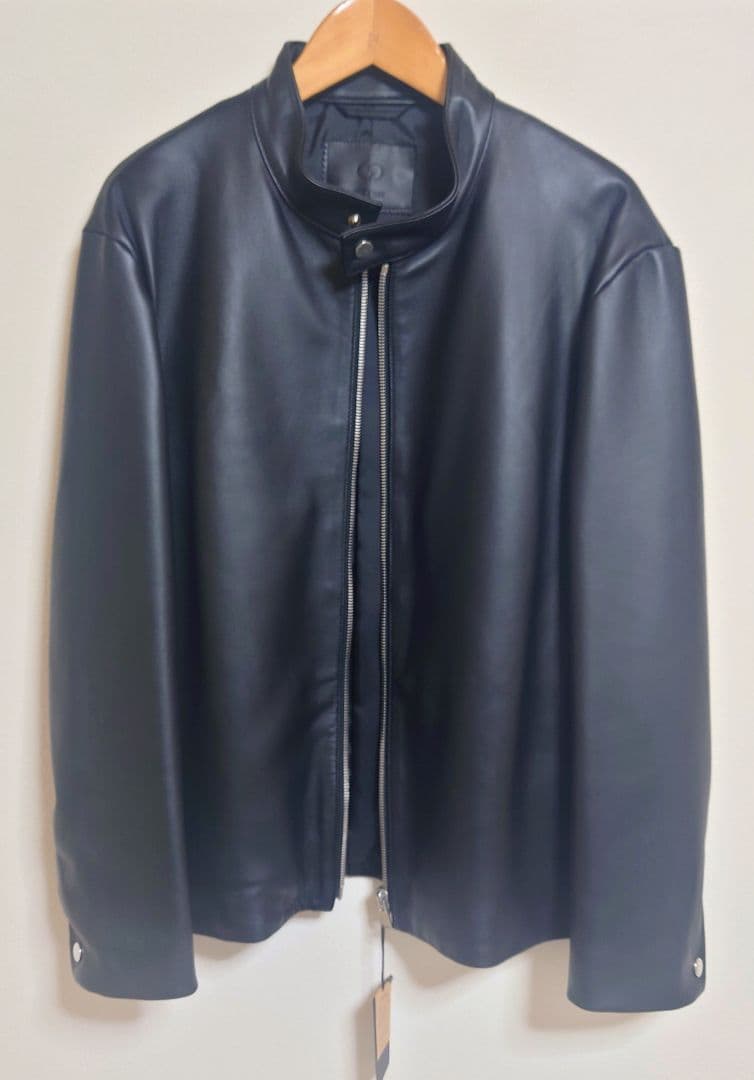 【新品、未使用】コムサメン　ライダースブルゾン