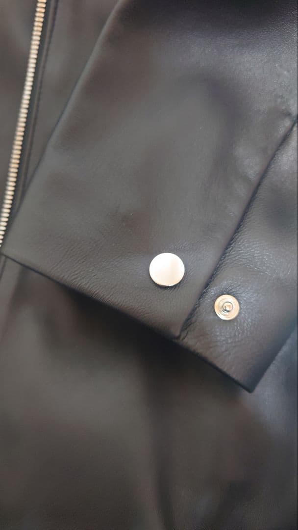 【新品、未使用】コムサメン　ライダースブルゾン