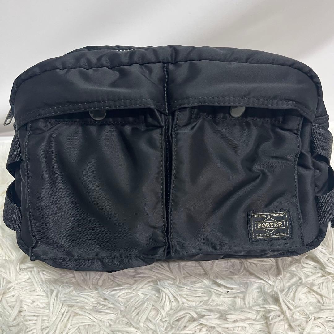【極美品】PORTER ポーター　タンカー　ボディバッグ　ブラック