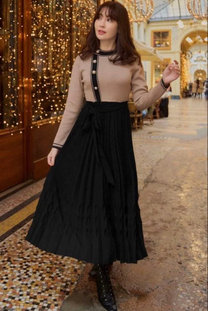 ワンピース Her lip to Saint Honore Long Dress