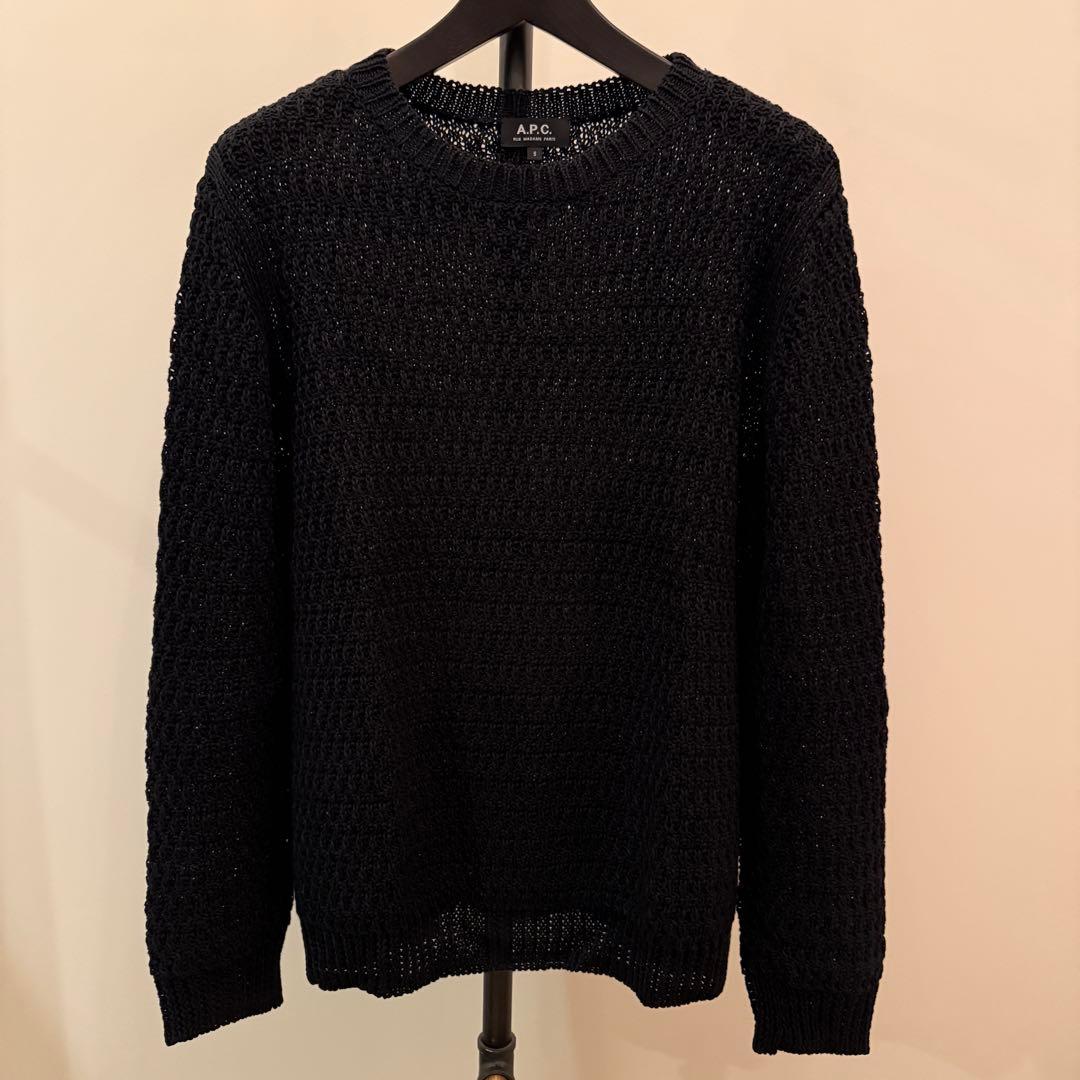 イ*カ様 美品 A.P.C. ブラック ニット セーター