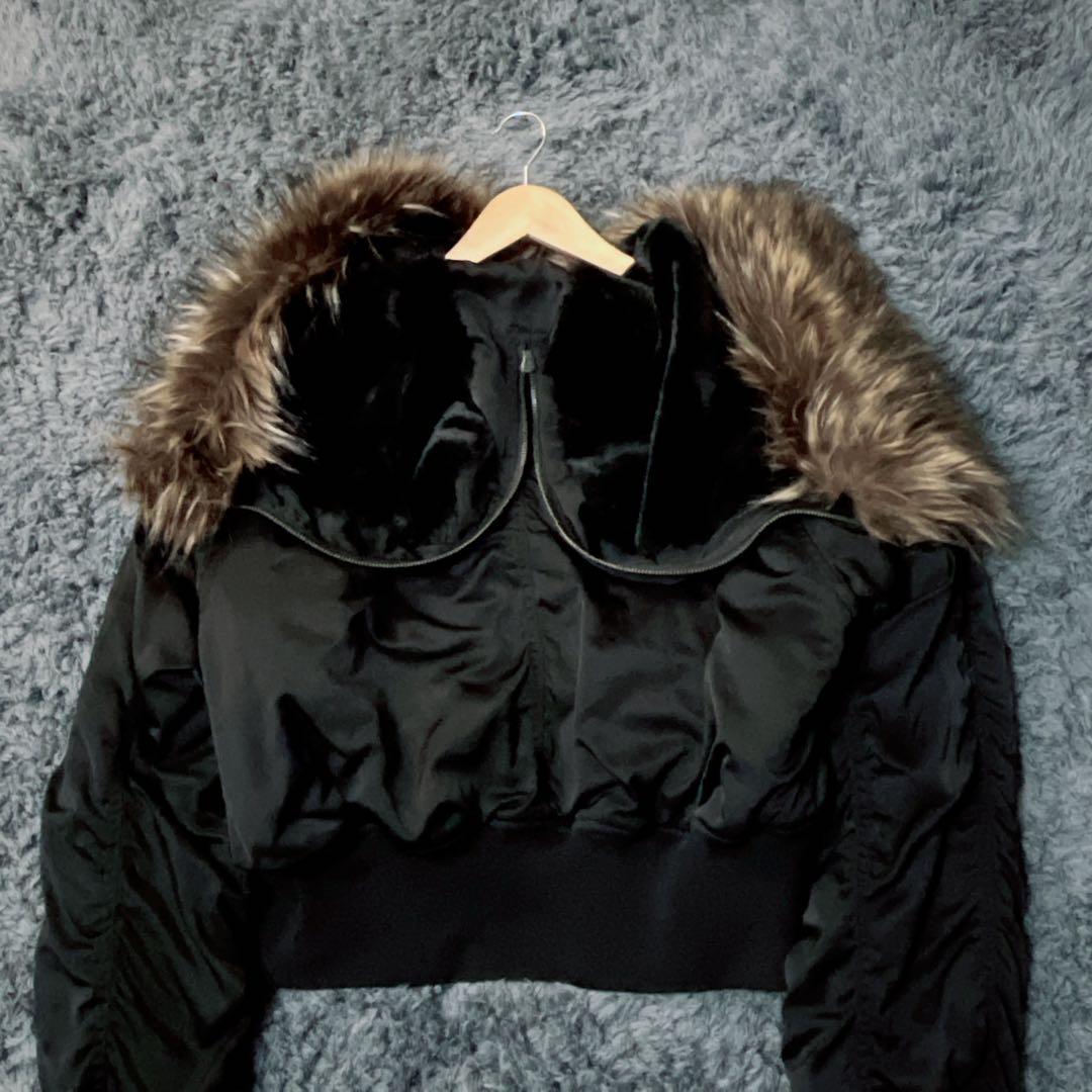 AZUL by moussy N-2Bフライトジャケット　y2k 黒　マウジー