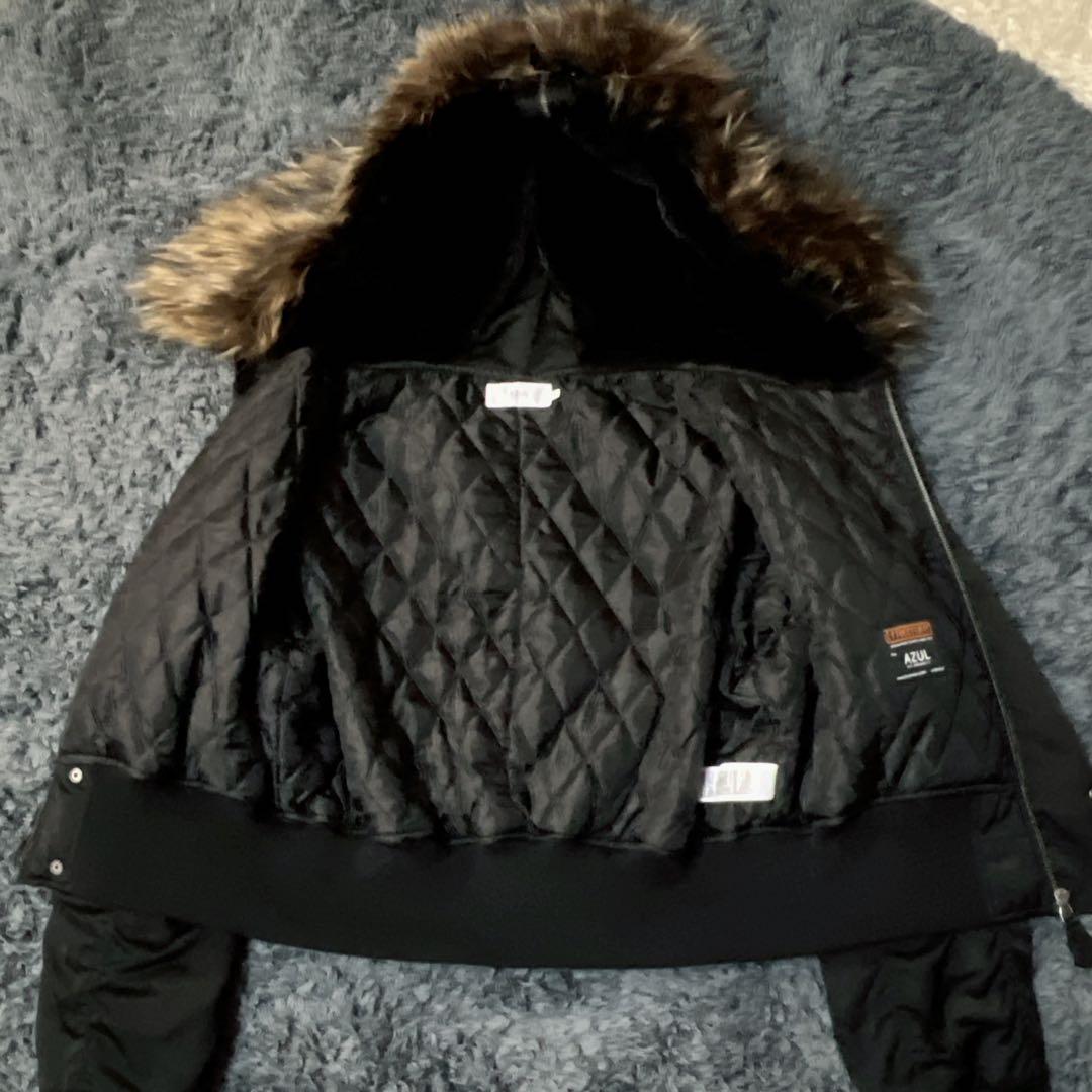 AZUL by moussy N-2Bフライトジャケット　y2k 黒　マウジー