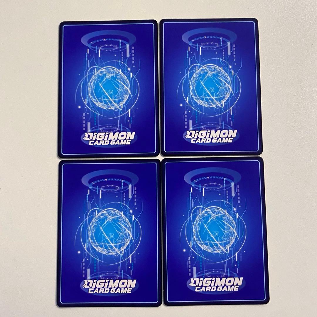 デジモンカード デュラハモン パラレル BT23 4枚セット 4コン