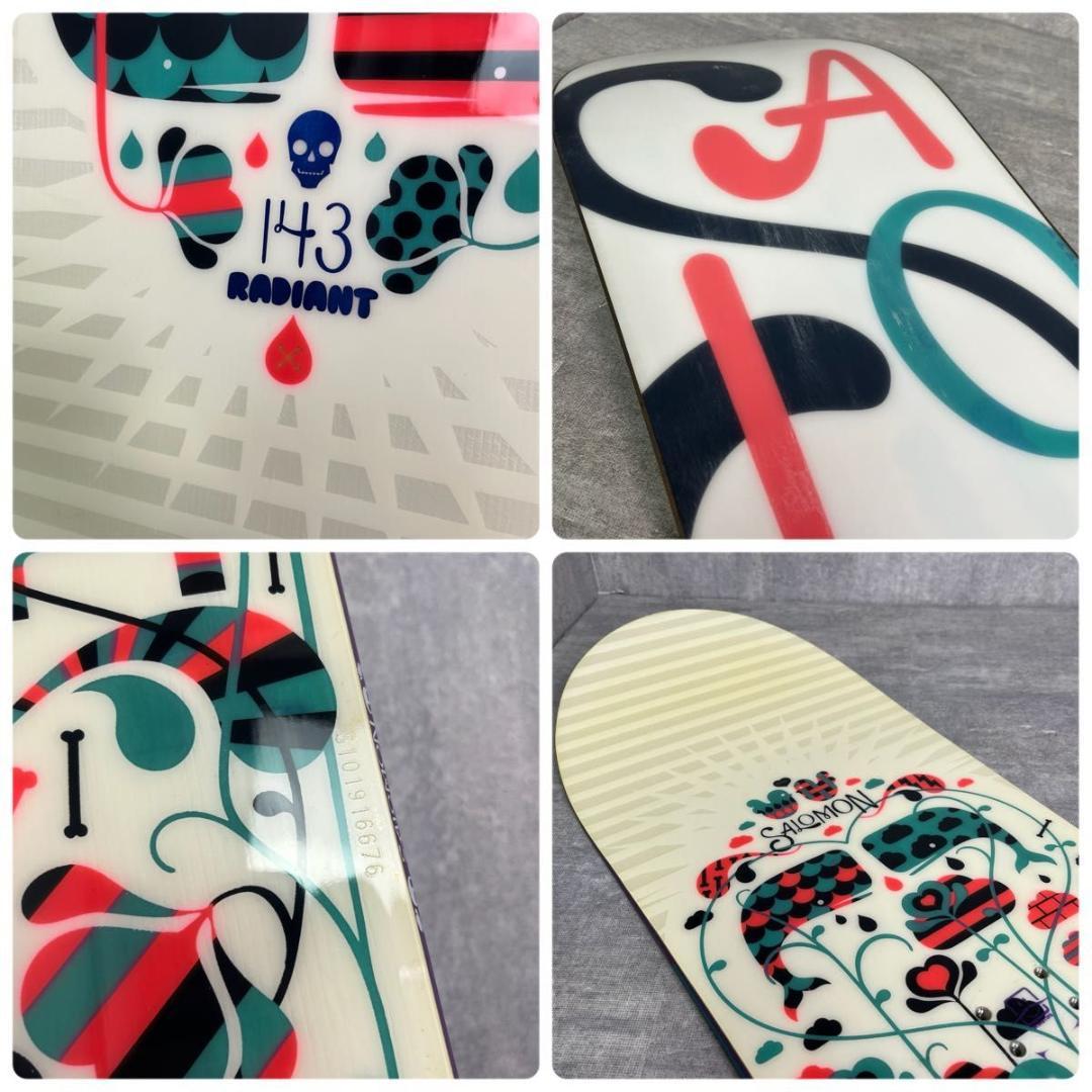 サロモン スノーボード RADIANT 143cm レディース セット 初心者