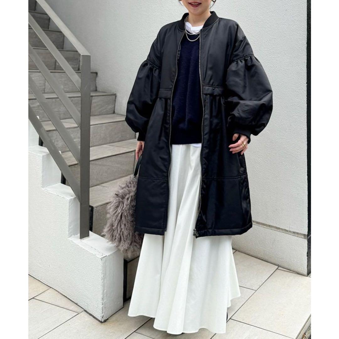 ノーリーズ　MA1風コート　バルーンコート