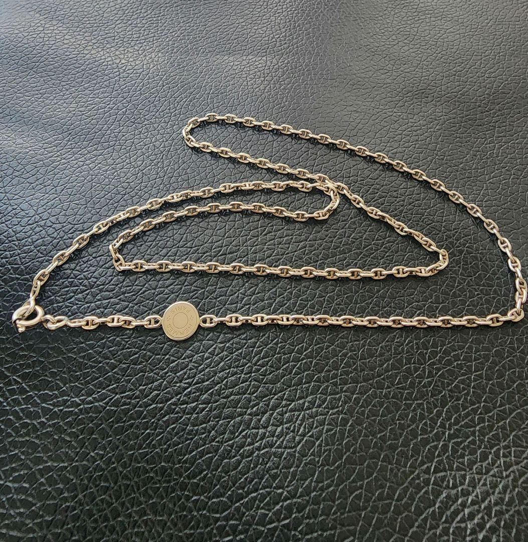 HERMES ミニシェーヌダンクル TTPM セリエ ネックレス 50センチ