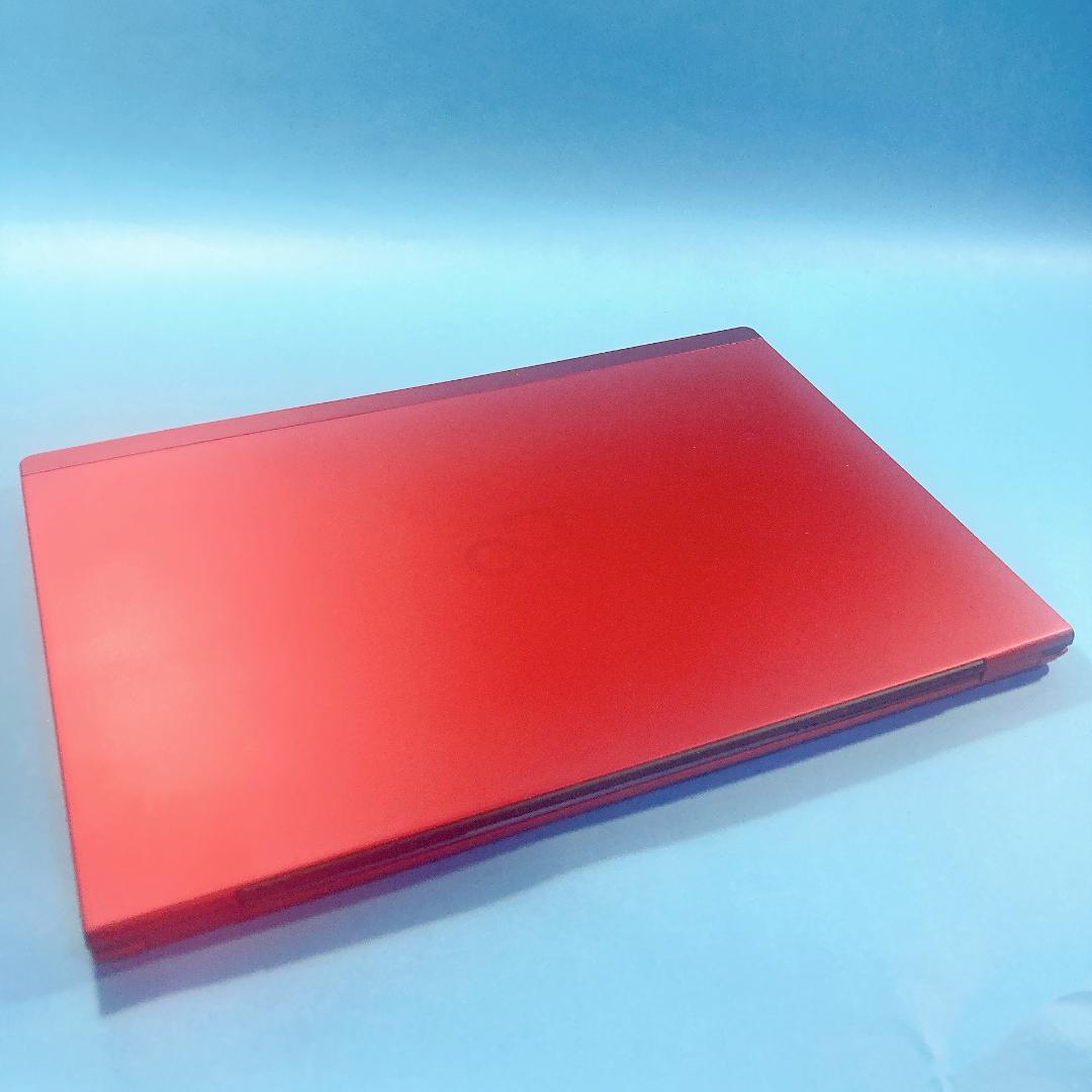 w88✨レッド/爆速 SSD新品/Win11/薄型軽量✨すぐ使えるノートパソコン