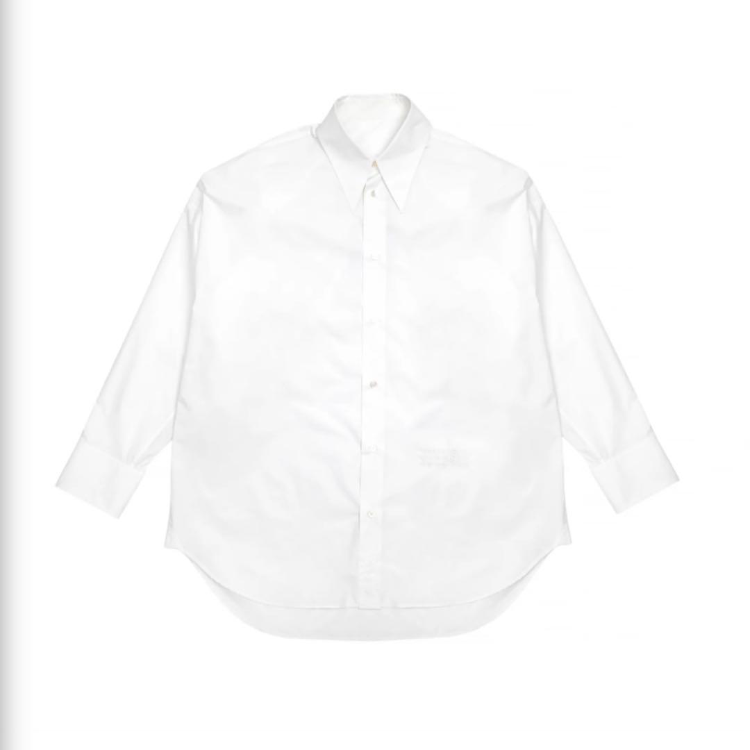 【新品】大特価❗️MM6 マルジェラ ナンバーモチーフ シャツ