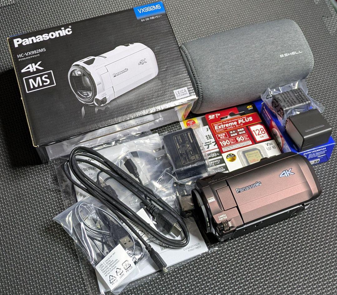 【美品】パナソニック HC-VX992MS (オプション付き)