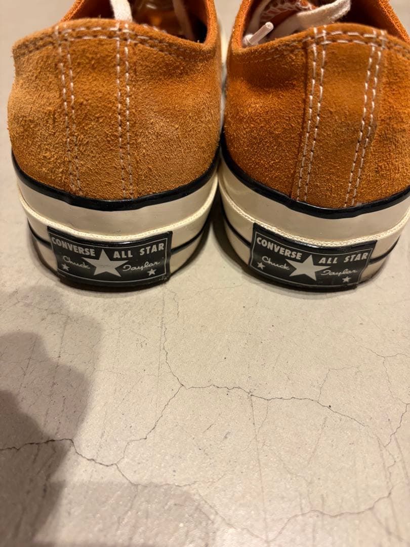 コンバース チャックテイラー オレンジ スエード CT70