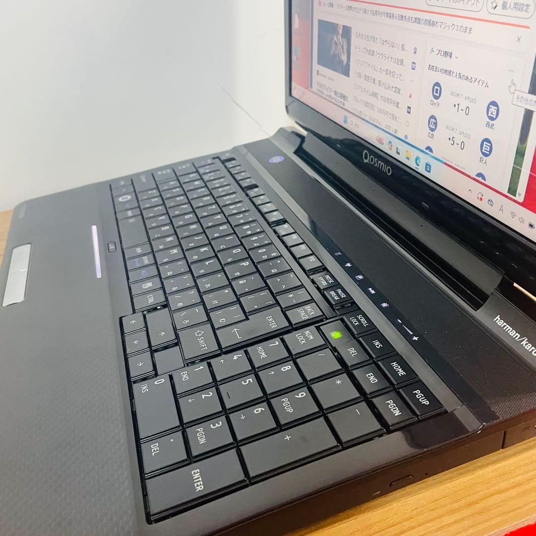 i7/SSDクリスタルグリーンノートメモリ8ギガwin11 オフィスブルーレイ