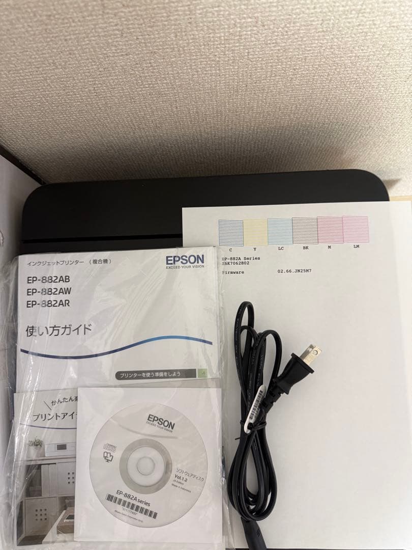 k*g様 EPSON EP-882AB インクジェットプリンター 本体 動作確認