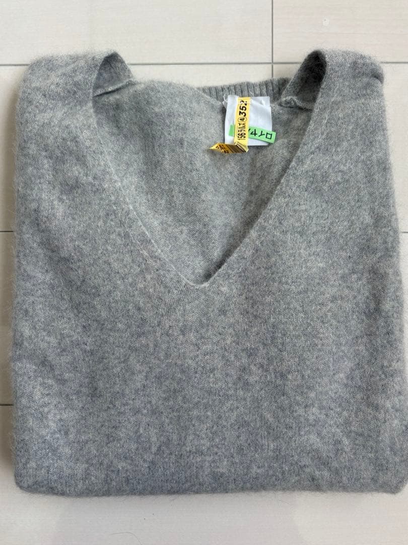 Deuxieme Classe FUWAシャギーVネックプルオーバー