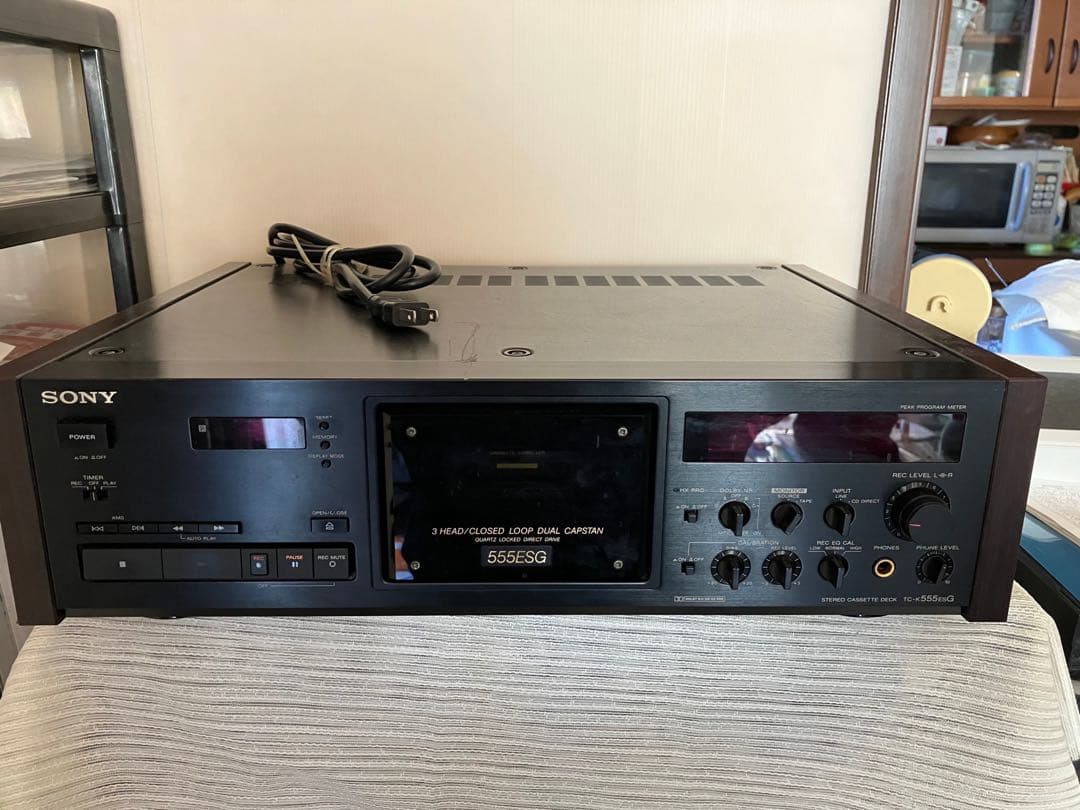 【希少】 名器 SONY ソニー ステレオカセットデッキ TC-K555ESG
