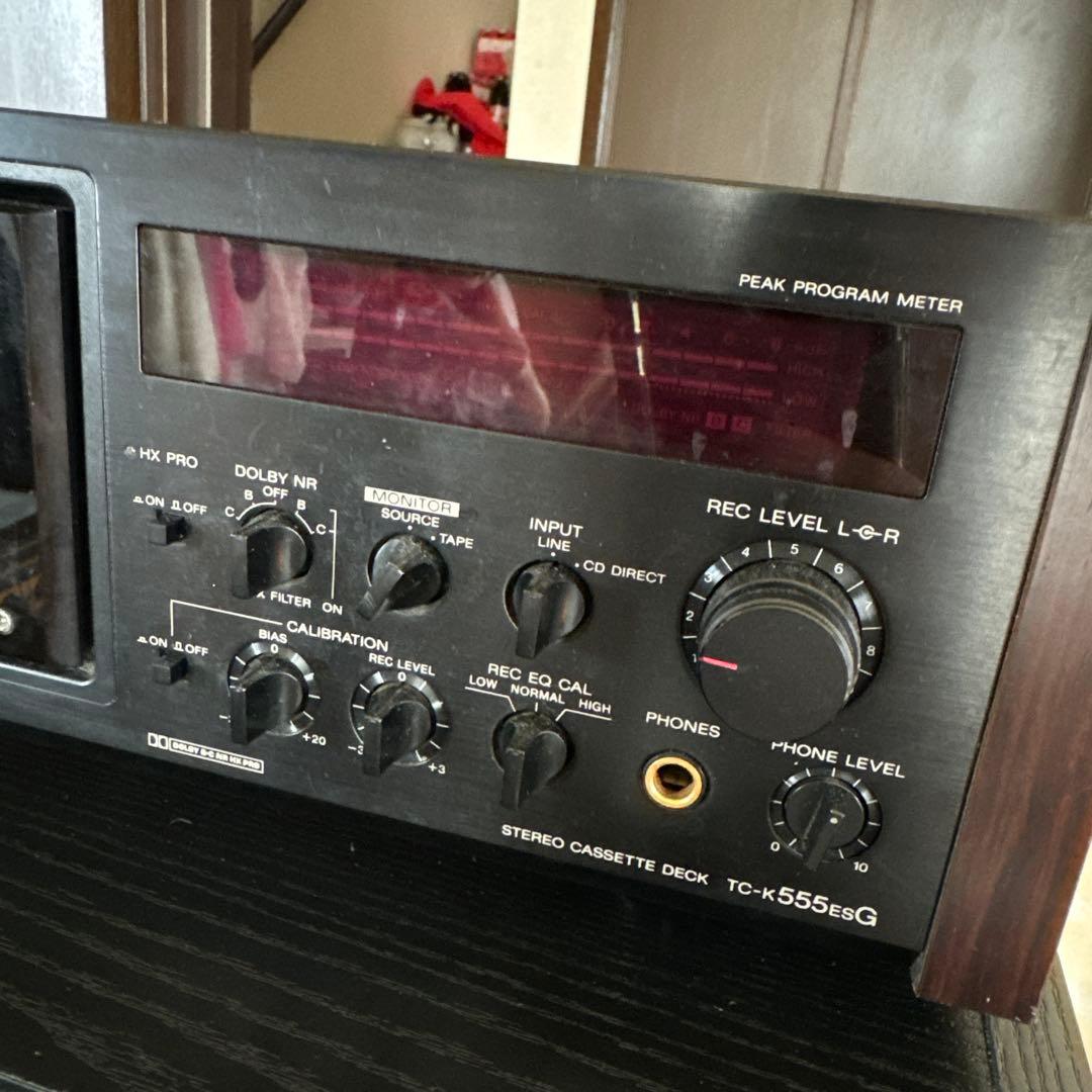 【希少】 名器 SONY ソニー ステレオカセットデッキ TC-K555ESG