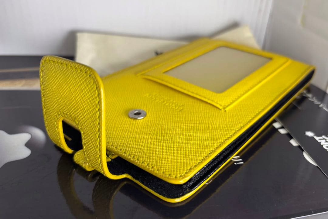 ⭐️金運幸運色⭐️モンブラン⭐️稀少完売入手困難品！大きさ問わず対応本革製スマホケース