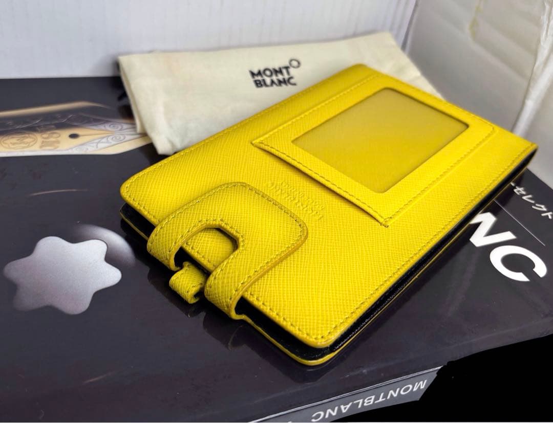 ⭐️金運幸運色⭐️モンブラン⭐️稀少完売入手困難品！大きさ問わず対応本革製スマホケース