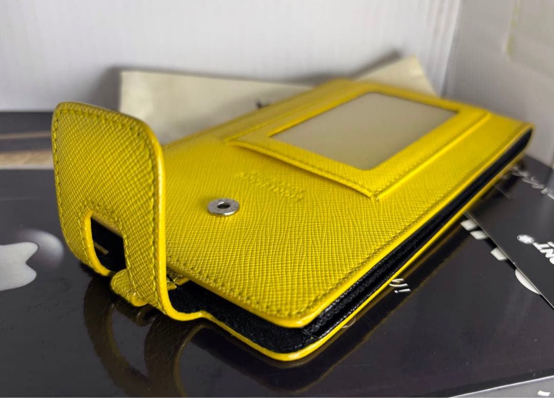 ⭐️金運幸運色⭐️モンブラン⭐️稀少完売入手困難品！大きさ問わず対応本革製スマホケース