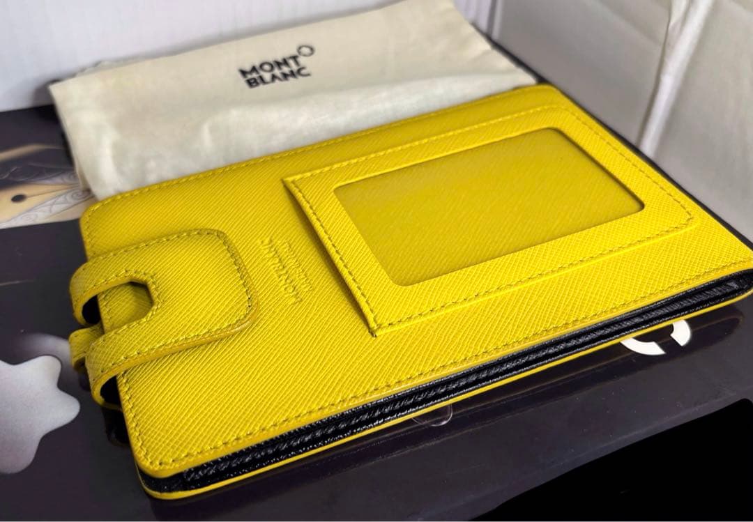 ⭐️金運幸運色⭐️モンブラン⭐️稀少完売入手困難品！大きさ問わず対応本革製スマホケース