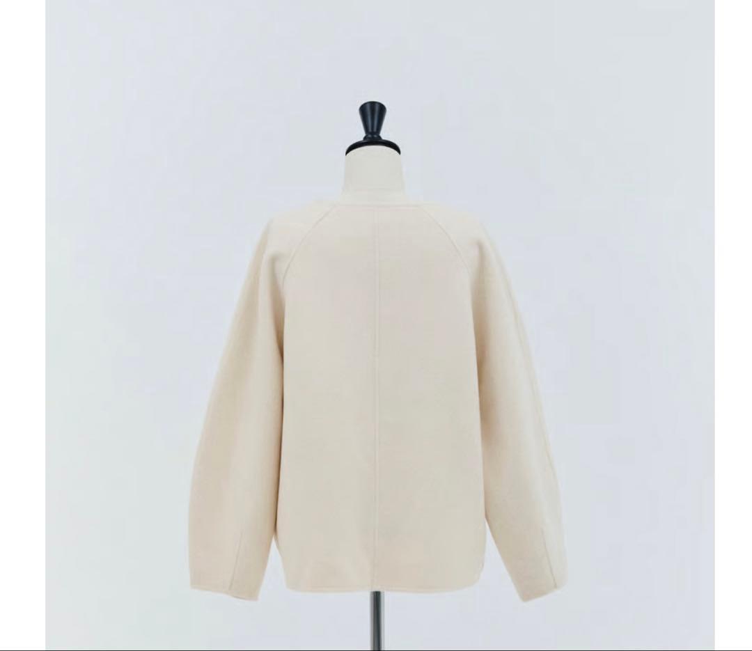 新品clore+ クロレ　カシミア混ストールコート