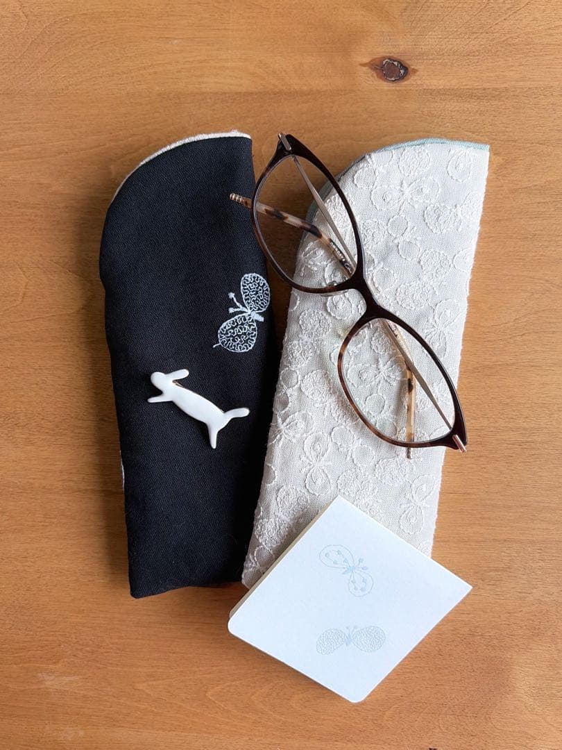 mimoza♡.・＊様オーダー⚮̈ハンドメイドメガネケース・バッグ・三角鍋つかみ